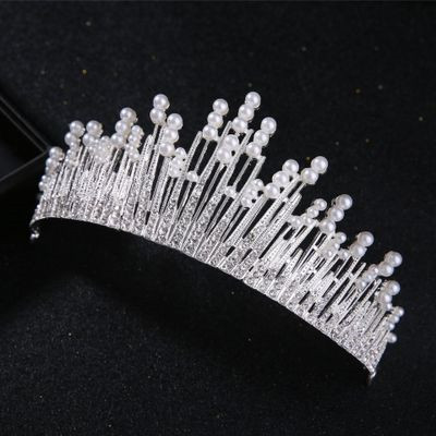 The Crystal Design Bridal Wedding Hair Crown - Click Image to Close